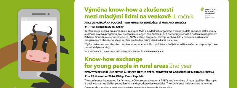 II. ročník konference Výměna know-how a zkušeností mezi mladými lidmi na venkově